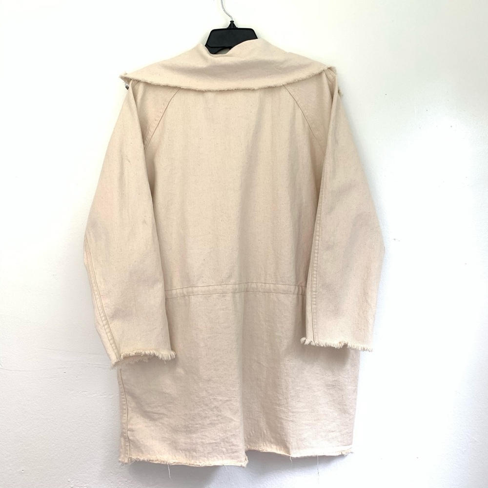 Tribe Kelley | Cream Utility Jacket Size Medium - Picture 5 of 8